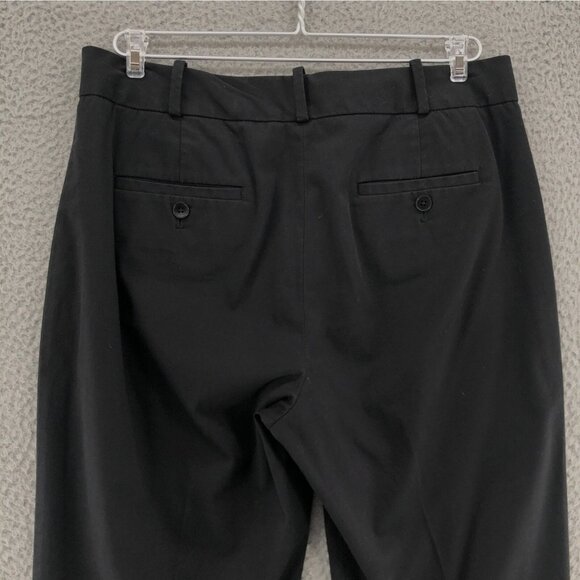 Talbots Pants Womens 8 Black Curvy Stretch Cropped Pockets Office Work Casual - Picture 4 of 11